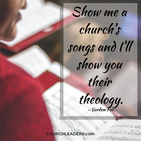 The Key To Choosing Songs For Your Congregation Leadership Quotes