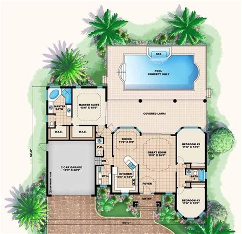 Florida House Plans With Pool Minimal Homes