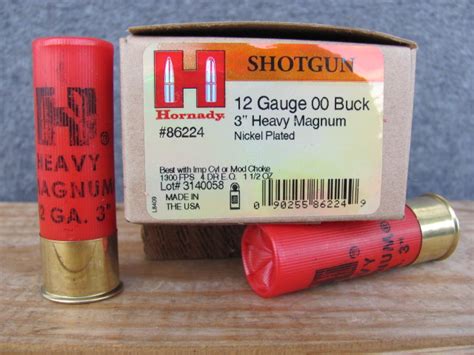 100 Round Case 12 Gauge 3 Inch 00 Buck Heavy Magnum