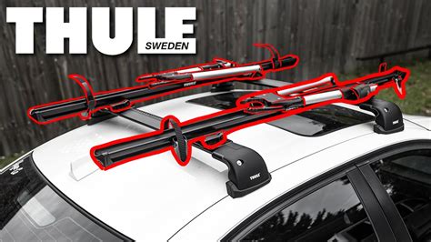 How To Install Thule Big Mouth Roof Rack Youtube