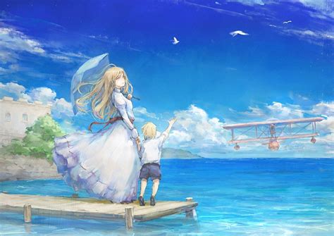 Anime Sea Wallpapers Top Free Anime Sea Backgrounds Wallpaperaccess