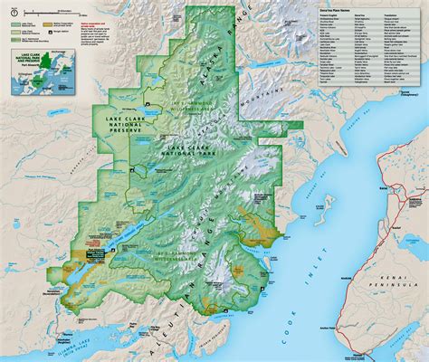 Map Of Lake Clark Park Junkiepark Junkie