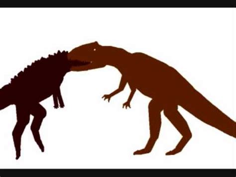 Follow me on instagram, @dino.lore or facebook @dinolorecoloring for facts, stories, and dino fun! PDBR: Acrocanthosaurus vs Giganotosaurus - YouTube
