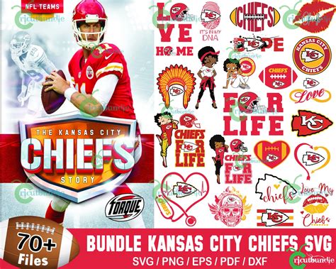 70 Kansas City Chiefs Football Svg Bundle Chiefs Logo Svg Bundle99