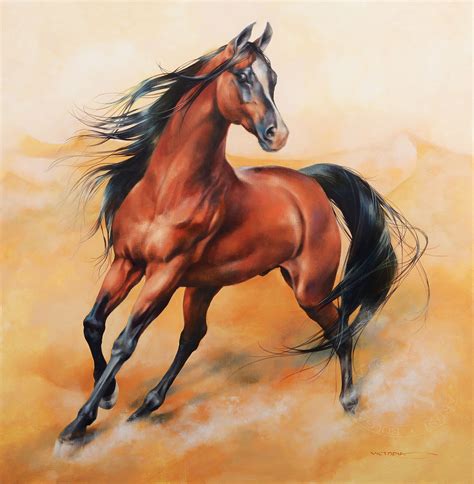 Acrylic On Canvas By Victoria Stoyanova Horses Horse Canvas Painting
