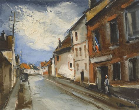 Maurice De Vlaminck 1876 1958 Rue De Village Barnebys