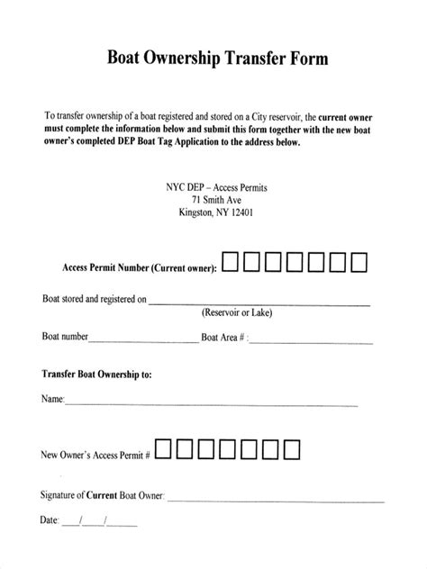 Boat Co Ownership Agreement Template
