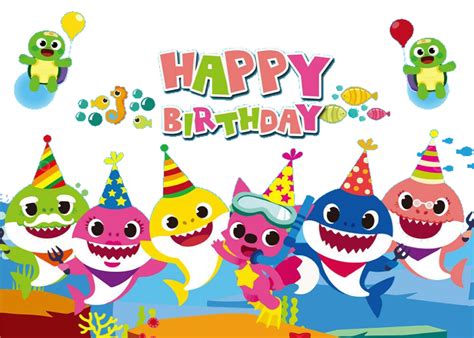Babyshark Party Birthday Sharkpng Sticker By Samooooy