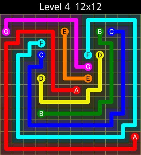 Puzzle Game Solutions FLOW EXTREME PACK 2 LEVELS 121 150 12x12