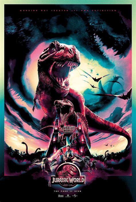 Jurassic World Fan Edition Jurassic World Movie Poster Jurassic World Poster Jurassic Park