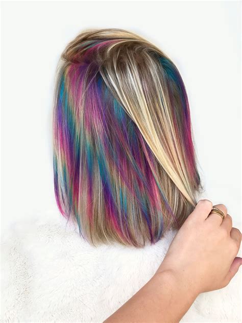 Tie Dye Hair Colour Hair Color Underneath Tie Dye Hair Artistic Hair