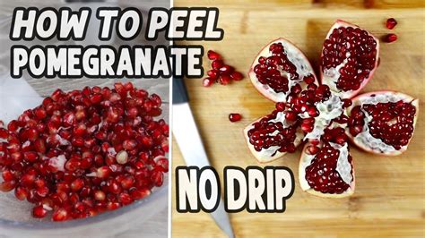 How To Peel A Pomegranate Best Way To Open And Eat A Pomegranate