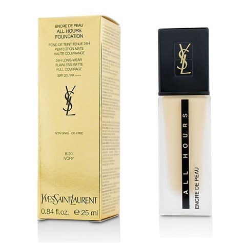 Yves Saint Laurent All Hours Foundation Spf 20 B20 Ivory 084oz