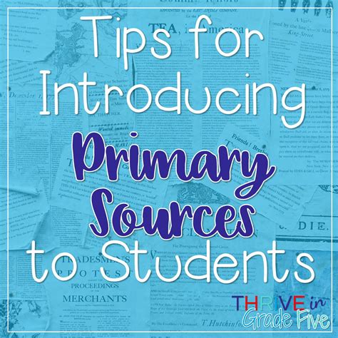 Teaching with Primary Sources in Upper Elementary | Primary sources, Primary sources lesson ...