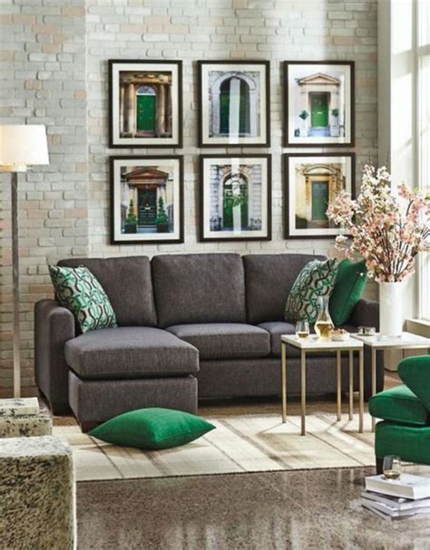 Creating A Serene And Stylish Gray And Green Living Room Trendedecor