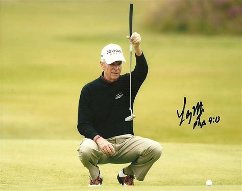 Larry Mize Autographed Photograph Golfer X W Coa Autographed Golf Photos At Amazon S