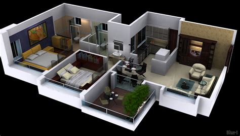 Cut View 2bhk By Psd0503 On Deviantart