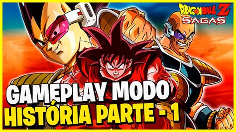 Dragon Ball Z Sagas Saga Dos Saiyajin Gameplay Modo História Parte 1