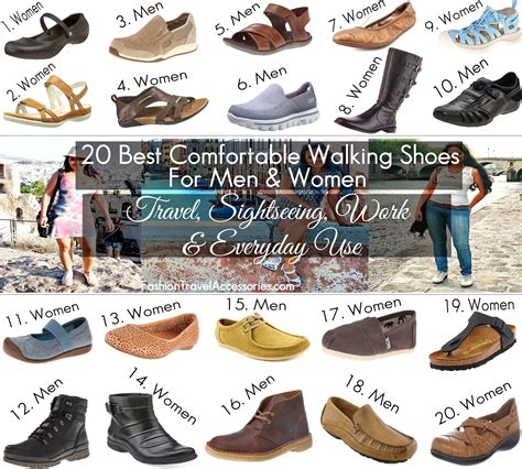 20 Best Comfortable Walking Shoes For Travel And Work