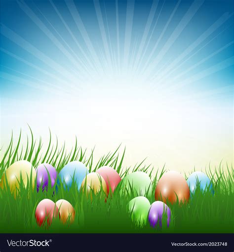 Easter Background Royalty Free Vector Image Vectorstock
