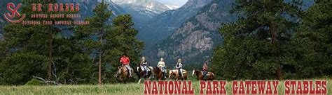Estes Park Rocky Mountain National Park Horseback Trail Riding Rocky