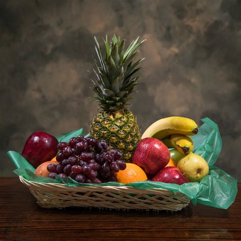 Fresh Fruit Basket In Swedesboro Nj Petals And Paints