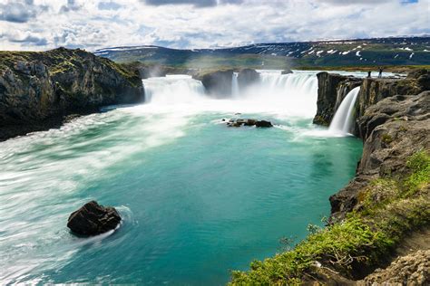 Godafoss Magnificent Waterfall In Iceland Godafoss H Flickr