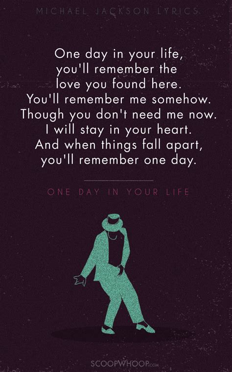 You and me were always with each other before we knew the others was ever there you and me we belong together just like a breath needs show all lyrics. Famous Michael Jackson Lyrics | 29 Best Song Quotes By ...