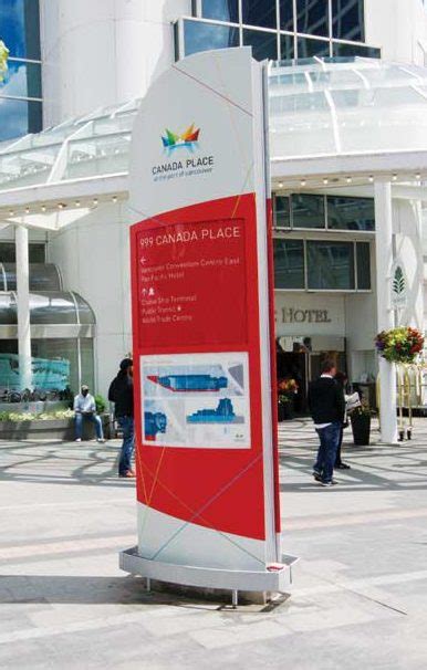 Wayfinding Welcoming Cruise Ships To Canada Place Sign Media Canada