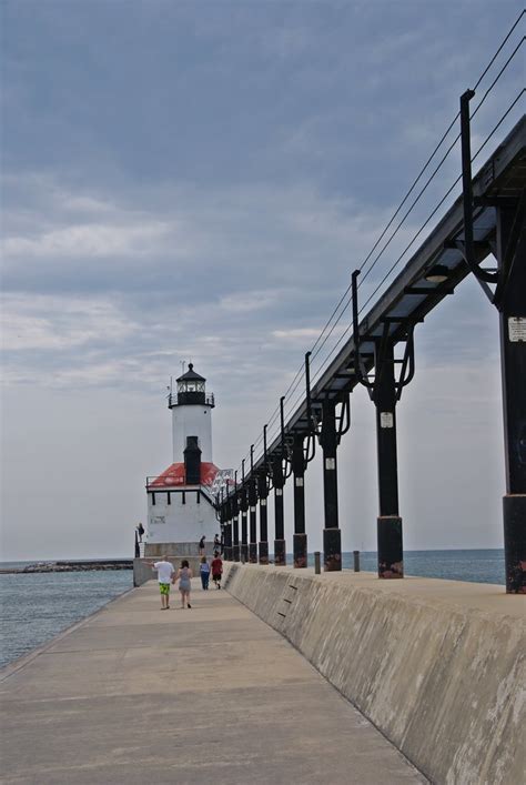 Along The Pier Michigan City East Pierhead Lighthouse Mic Flickr