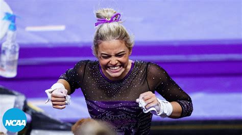 Olivia Dunne Bars At 2021 Ncaa Gymnastics Championships Youtube