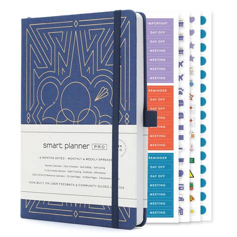 Buy Smart Daily Planner Pro Dated Full Year Diary 2023 A5 Size