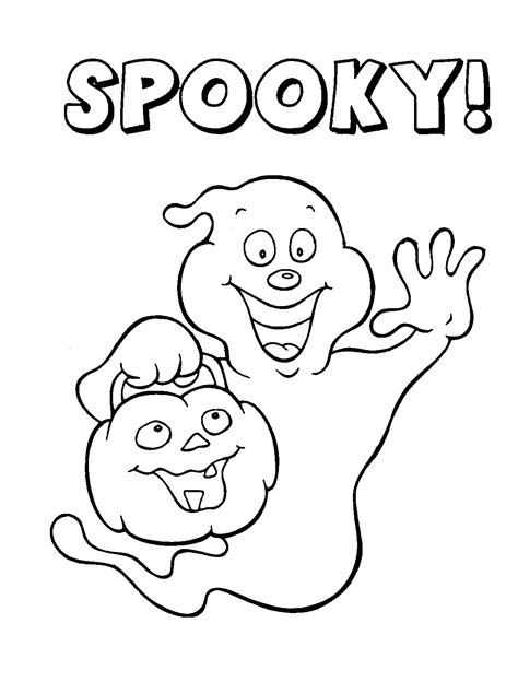 Here's a fun printable halloween colouring page featuring ghosts and bats in a scary picture. 50 Free Printable Halloween Coloring Pages For Kids