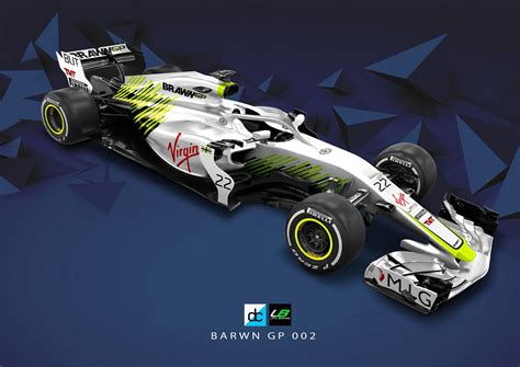 Reimagined Brawn Gp 002 Livery On Behance Concept Cars Concept