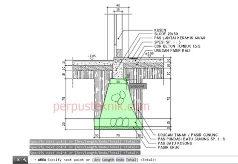 Cara Menghitung Volume Pondasi Jalur Lengkap Dengan Material