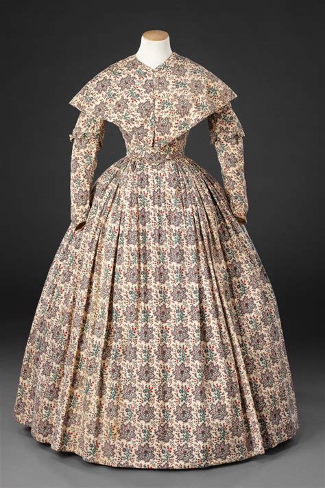 Dress And Pelerine British 1840s The John Bright Collection Nr