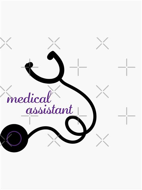 Medical Assistant Sticker For Sale By Orchidgd Redbubble
