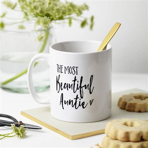 Personalised The Most Beautiful Auntie Mug By Tillyanna