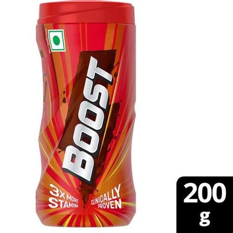 Buy Boost Nutrition Drink Health Energy Sports 200 Gm Jar Online At The