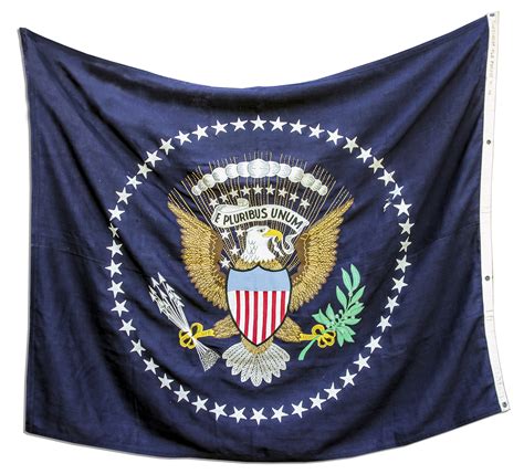 Lot Detail Presidential Flag From The Truman Administration Used For