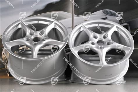 Teilecom 18 Inch Carrera Wheel Set 8j X 18 Et50 10j X 18 Et65