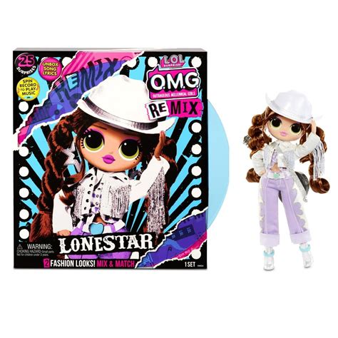Lol Surprise Omg Remix Lonestar Fashion Doll 25 Surprises With Music