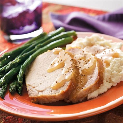 Reserve 2 tablespoons of the sauce to use for the vegetables. Country-Style Pork Loin Recipe | Taste of Home