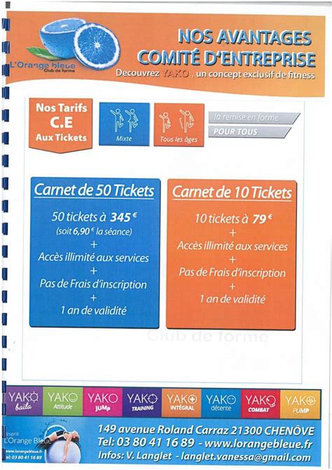 Introduce Imagen Carnet Tickets Orange Bleue Prix Fr