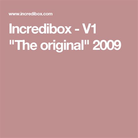 Incredibox V1 The Original The Originals Pump It Up