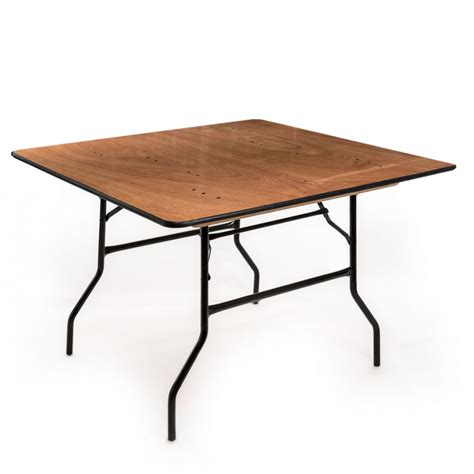 48x48 Square Folding Table The Event Rental Co