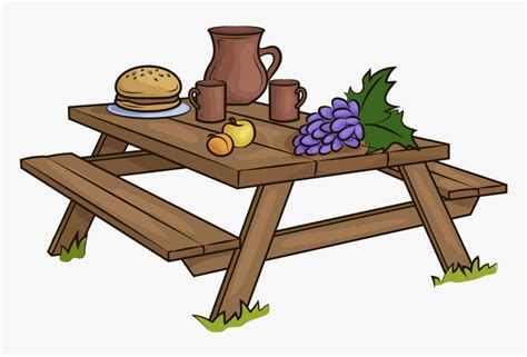 Picnic Table Clipart Png Elcho Table