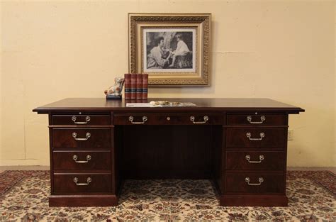 Kimball Traditional Walnut Executive Desk