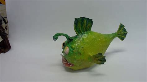 Diy How To Make A Paper Mache Fish Cross Eyed Scary And Funny Angler