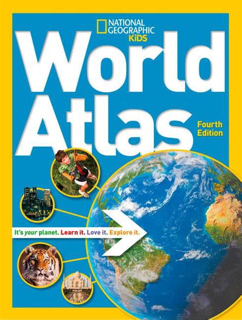 National Geographic Kids World Atlas Edition 4 Hardcover Walmart